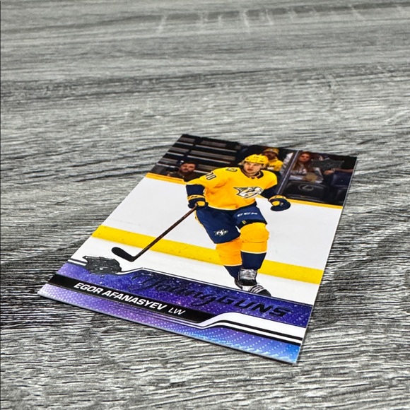 NHL | Upper Deck (Young Guns) #226: Nashville Predators: Egor Afanasyev (2023) - Picture 12 of 12